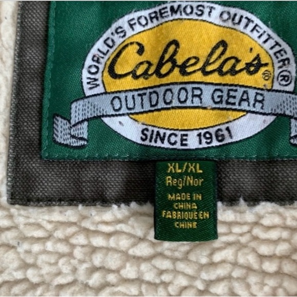 Cabela’s Gear Zip-Up Vest Sz XL - Picture 9 of 9